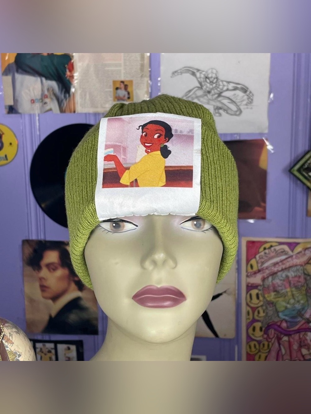 Green Disney Tiana Beanie